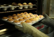 Muffins de fresa y semillas de amapola Muffins de fresa