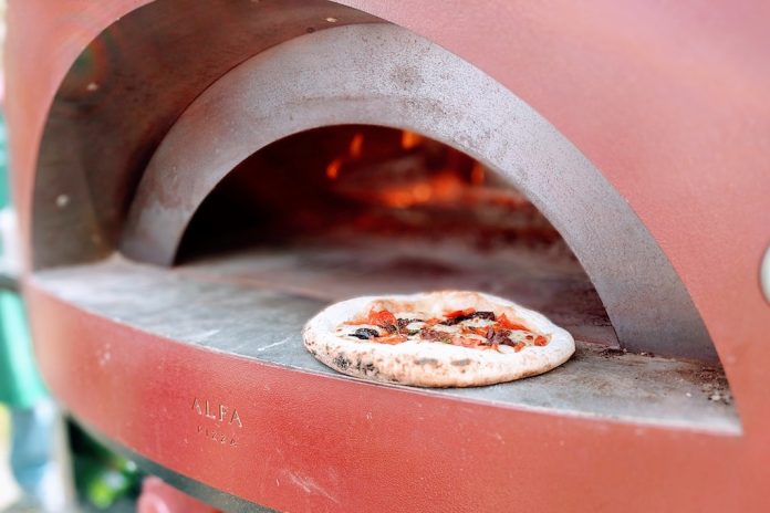 Pizza vegana coliflor