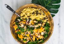 Mijo con puerro, calabacín y huevo cuajado Receta de mijo, puerro y calabacín